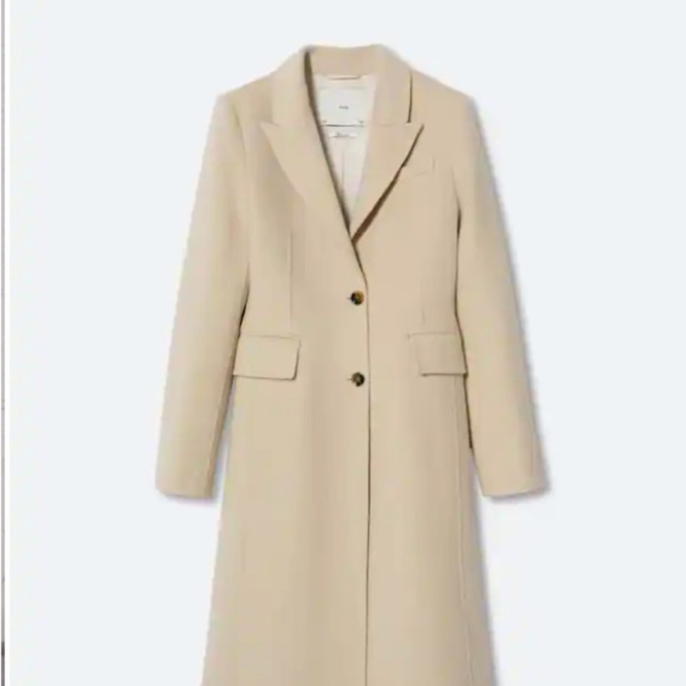 Mango fitted handmade design wool coat